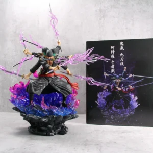One Piece 45cm Zoro Figure Onigashima 9 Swords - Image 1