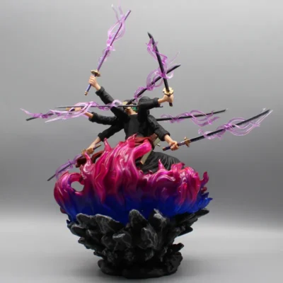 One Piece 45cm Zoro Figure Onigashima 9 Swords