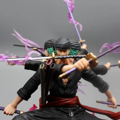 One Piece 45cm Zoro Figure Onigashima 9 Swords