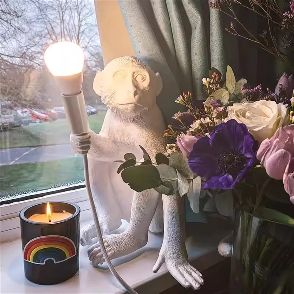 Modern LED Art Monkey - Image 2