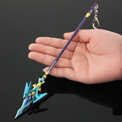 Genshin Impact Game Keychain Shenhe Weapon - Image 3