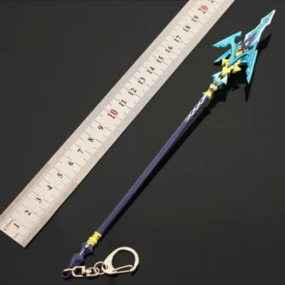 Genshin Impact Game Keychain Shenhe Weapon - Image 5