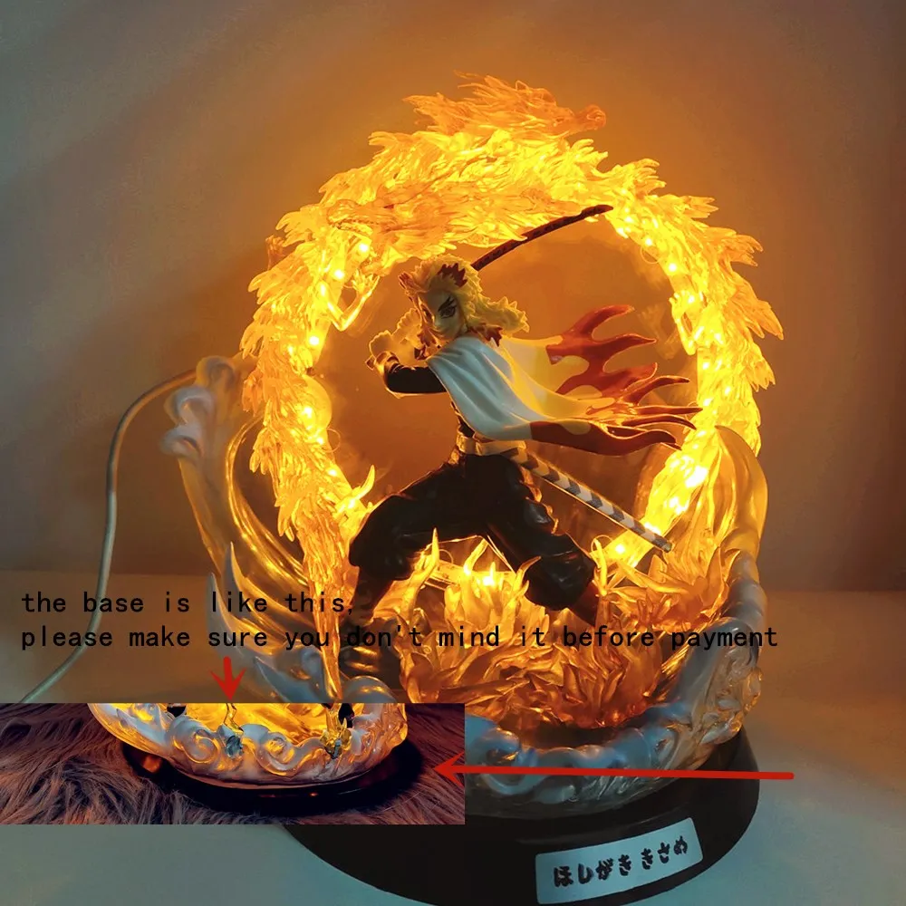 Demon Slayer Anime Figure Rengoku Kyoujurou Led - Image 6