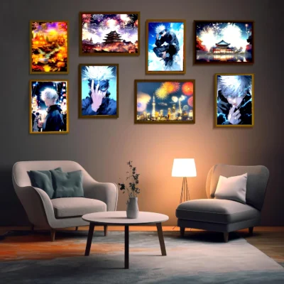 Jujutsu Kaisen Light Painting Anime Satoru Gojo - Image 5