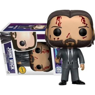 John Wick Collection – Vinyl Figures with Dog, Bloody Chase & Standard - Image 2