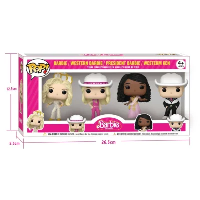 4Pcs/Set Barbie Gold Disco Pop