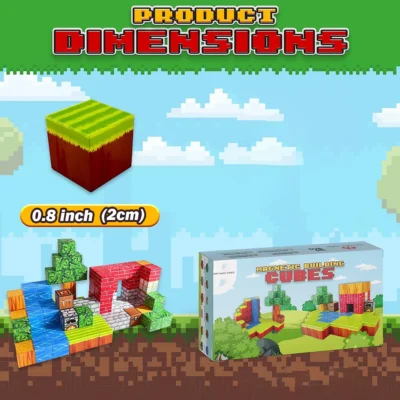 Minecraft World Cube Magnetic Set - Image 4