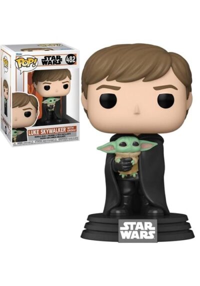 Pop Star Wars: Mandalorian- Luke Skywalker with Grogu
