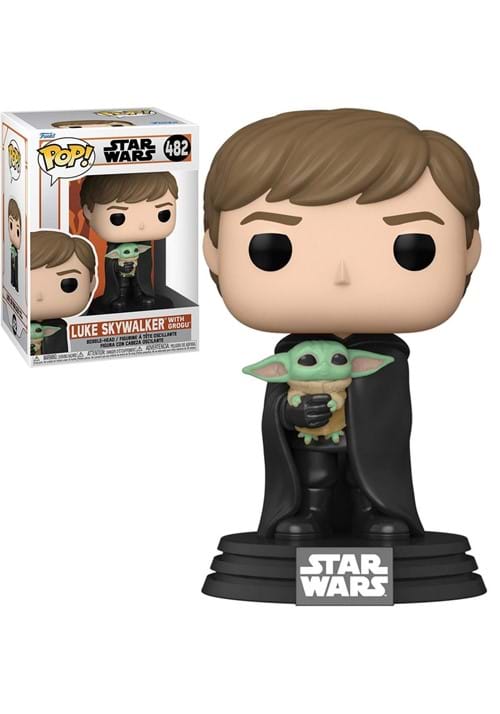 Pop Star Wars: Mandalorian- Luke Skywalker with Grogu