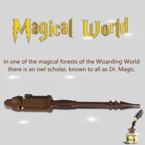 Magical World Hedwig and Magic Book with Lights Building Blocks - Image 3