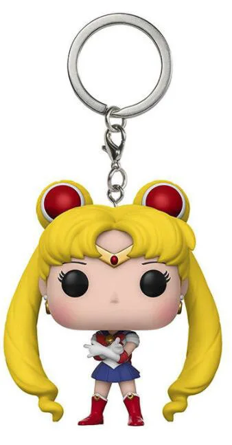 Sailor Moon & Sailor Chibi Moon Pocket  Keychain