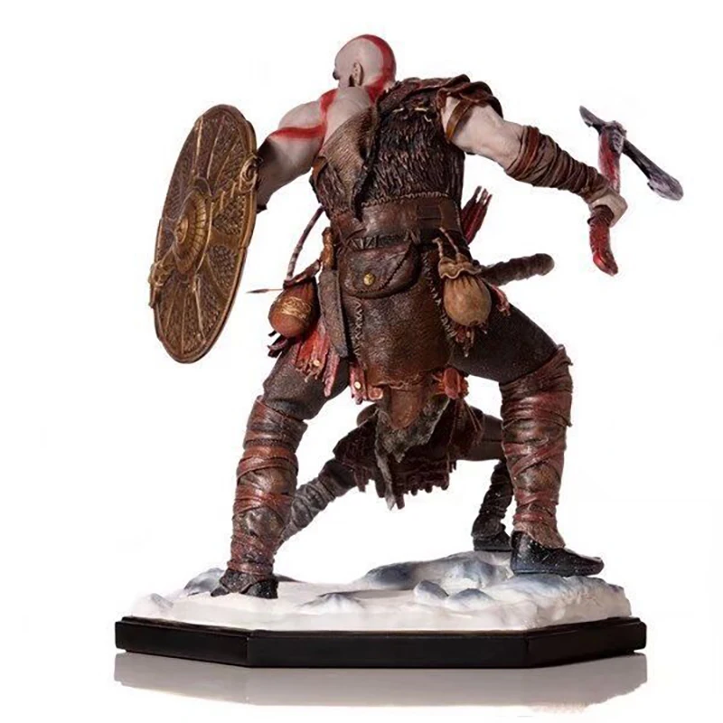 Kratos and Atreus Action Figure Ornament GK Statue