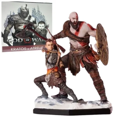 Kratos and Atreus Action Figure Ornament GK Statue