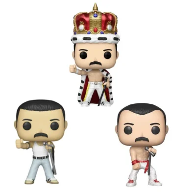 Funko Pop! Rocks – Freddie Mercury Vinyl Figures (Multiple Iconic Looks)