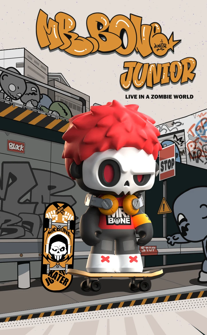 Mr. Bone Junior Zombies Blind Box