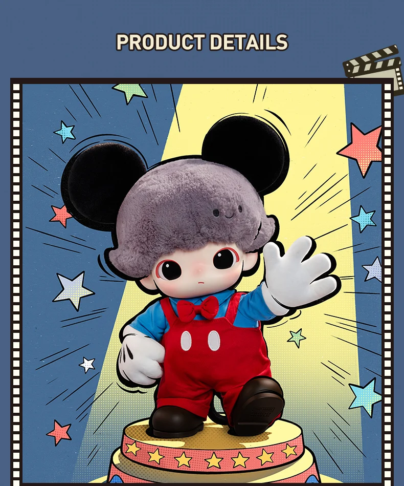 DIMOO WORLD x Disney Series – Mickey Vinyl Plush Bag