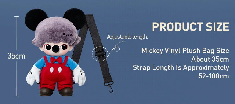 DIMOO WORLD x Disney Series – Mickey Vinyl Plush Bag
