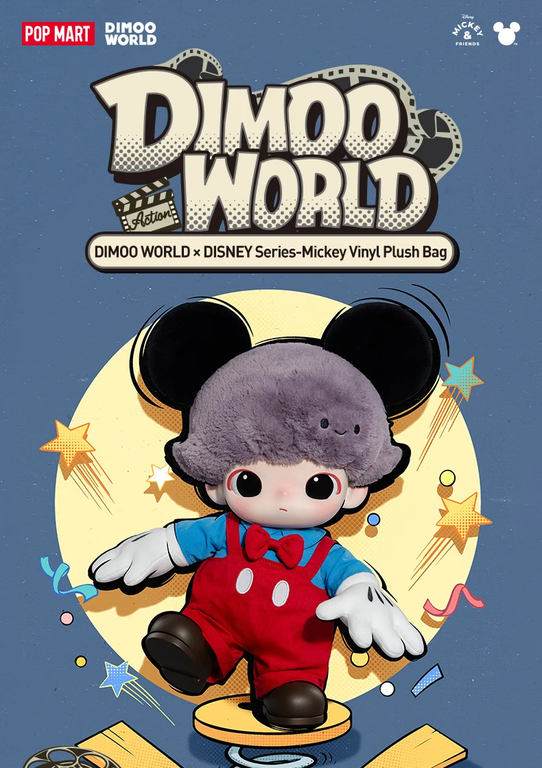 DIMOO WORLD x Disney Series – Mickey Vinyl Plush Bag