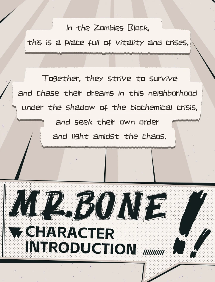 Mr. Bone Junior Zombies Blind Box