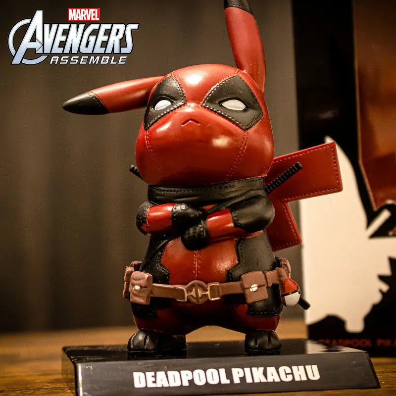 Marvel Deadpool Pikachu Figure
