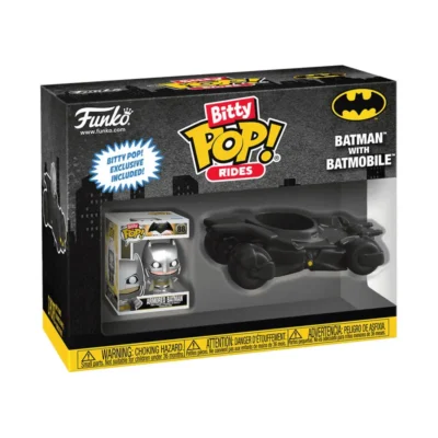 Bitty Pop! Rides – Batman with Batmobile & Exclusive Armored Batman Figure