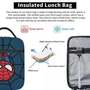 Spider Man Thermal Insulated Lunch Bag - Image 5