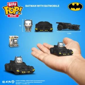 Bitty Pop! Rides – Batman with Batmobile & Exclusive Armored Batman Figure - Image 4
