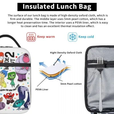 Anime Inside Out 2 Movie Lunch Bag - Image 5