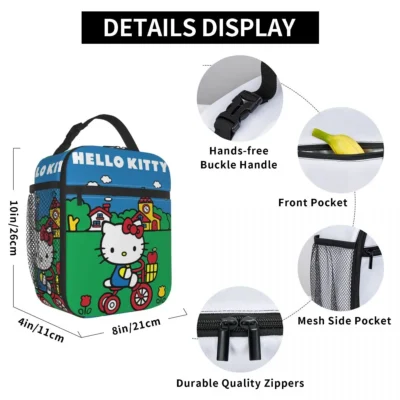 Hello Kitty Lunch Tote Bag - Image 6