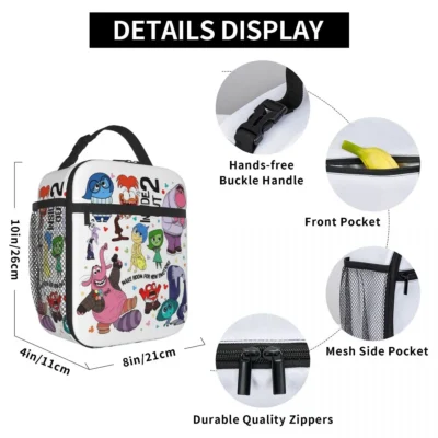 Anime Inside Out 2 Movie Lunch Bag - Image 6