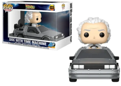 Funko Pop Rides Deluxe: Back to the Future - Doc with Time Machine 133