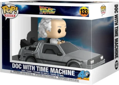Funko Pop Rides Deluxe: Back to the Future - Doc with Time Machine 133