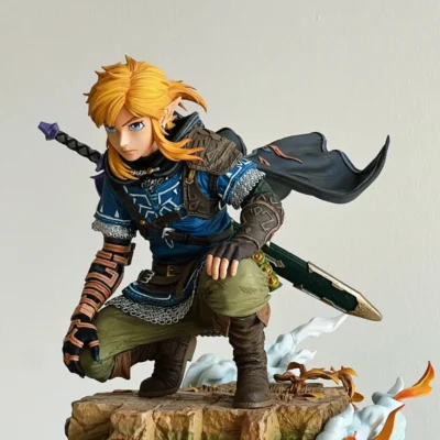 12CM Legend Of Zelda Kingdom Of Tears Squatting Position Figure - Image 5