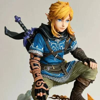 12CM Legend Of Zelda Kingdom Of Tears Squatting Position Figure - Image 6
