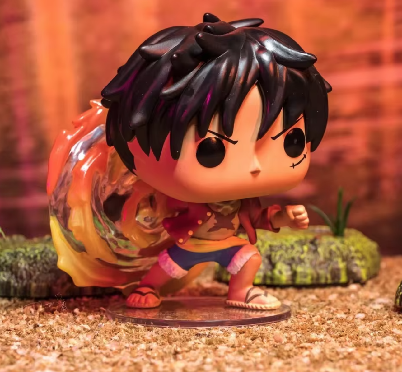 One Piece - Red Hawk Luffy - Glow in The Dark - Chase 1273 - Image 2