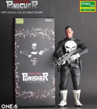 War Zone Punisher Action Figure 12inch 30cm