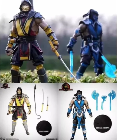 Game Mortal Kombat Articulated Action Figure Toys 17cm