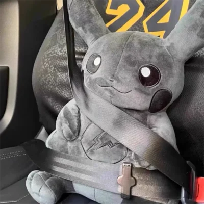 Black Pikachu Plush Toy – Soft Pokémon-Inspired Stuffed Animal 30cm