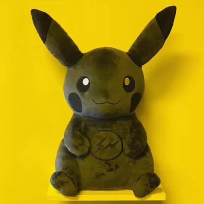 Black Pikachu Plush Toy – Soft Pokémon-Inspired Stuffed Animal 30cm